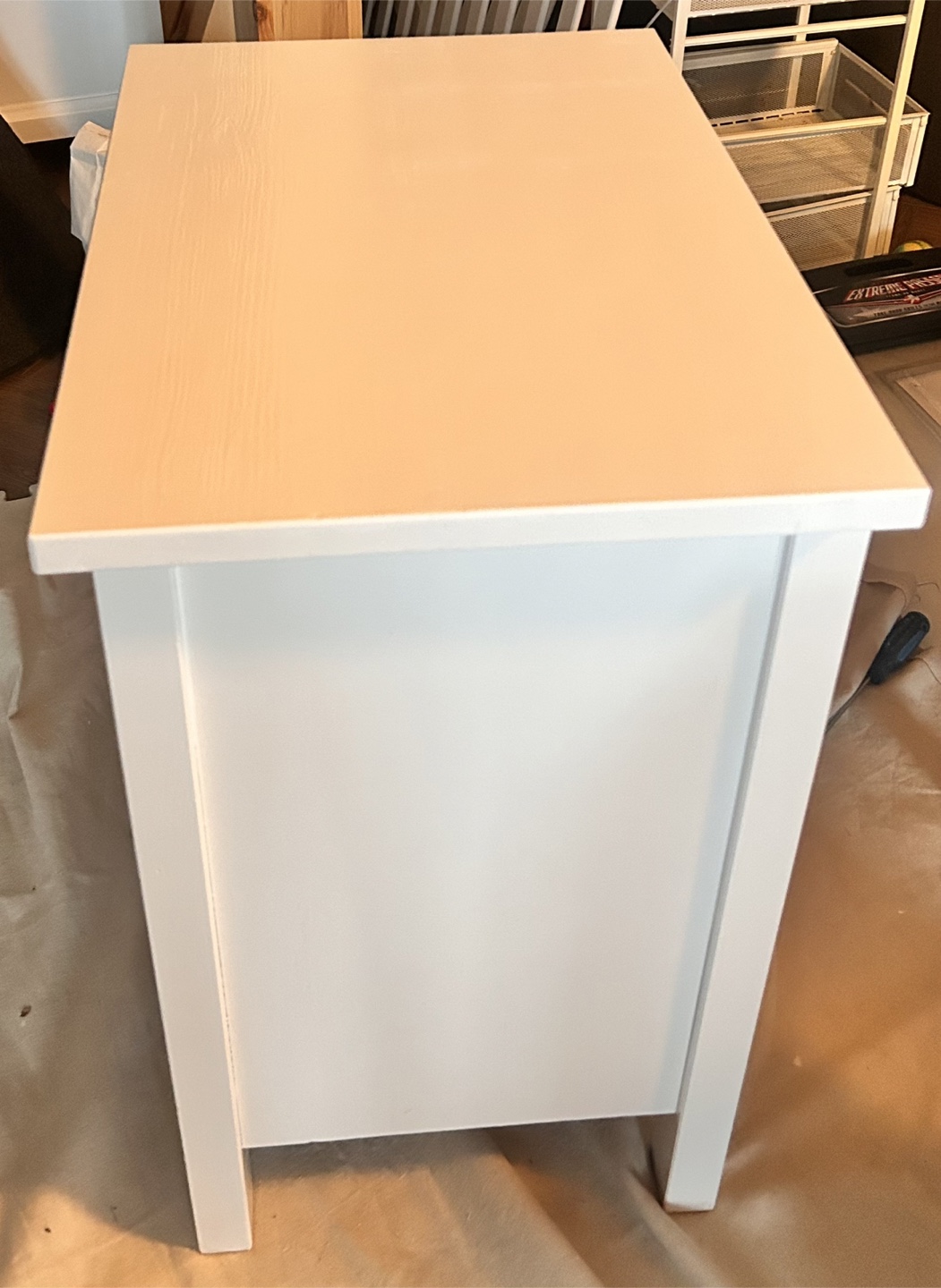 White Two-Drawer Nightstand - photo 3