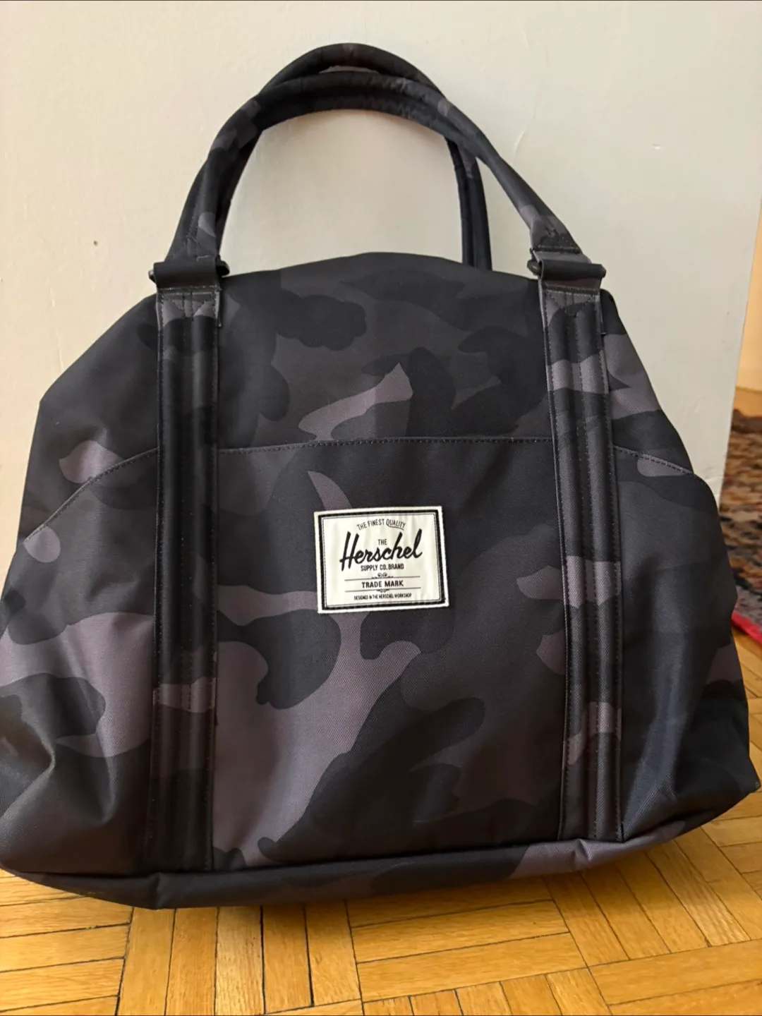 Herschel Supply Company Black and purple Camouflage Bag thumbnail