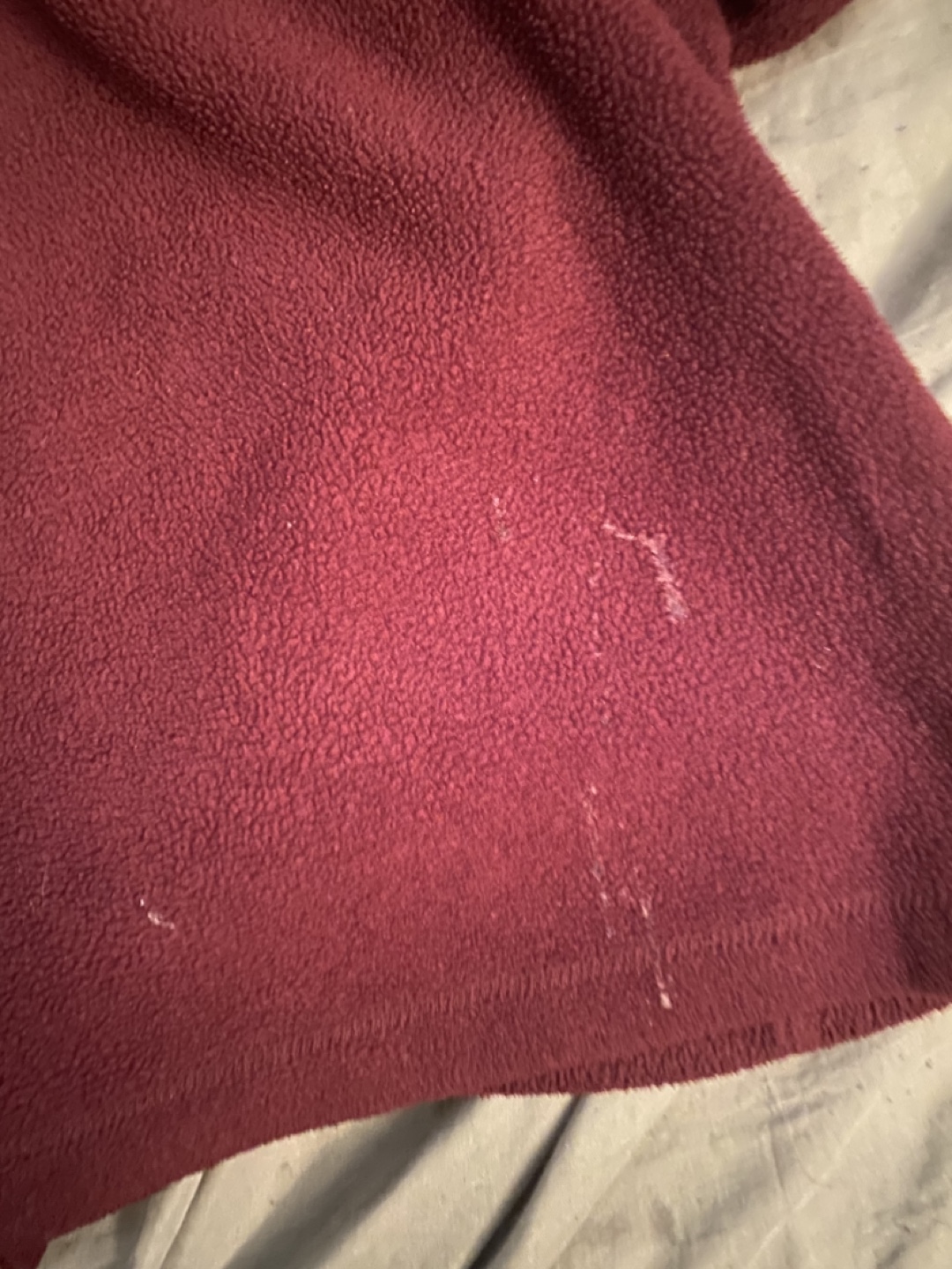Old Navy Maroon Fleece Hoodie Size 7 - photo 3