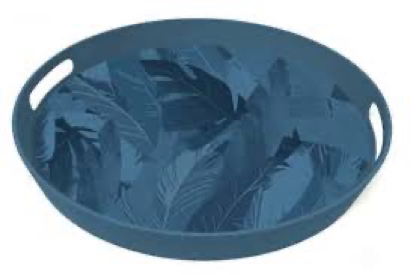 CANVAS Bamboo Fibre Summer Palm Outdoor Circular Tray (New) - photo 3