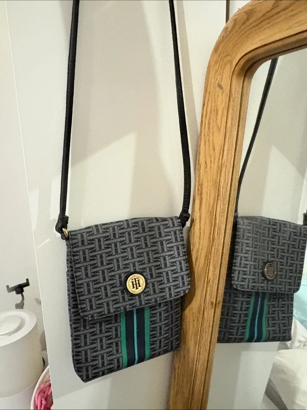 Tommy Hilfiger Grey Crossbody Bag image indicator(2)