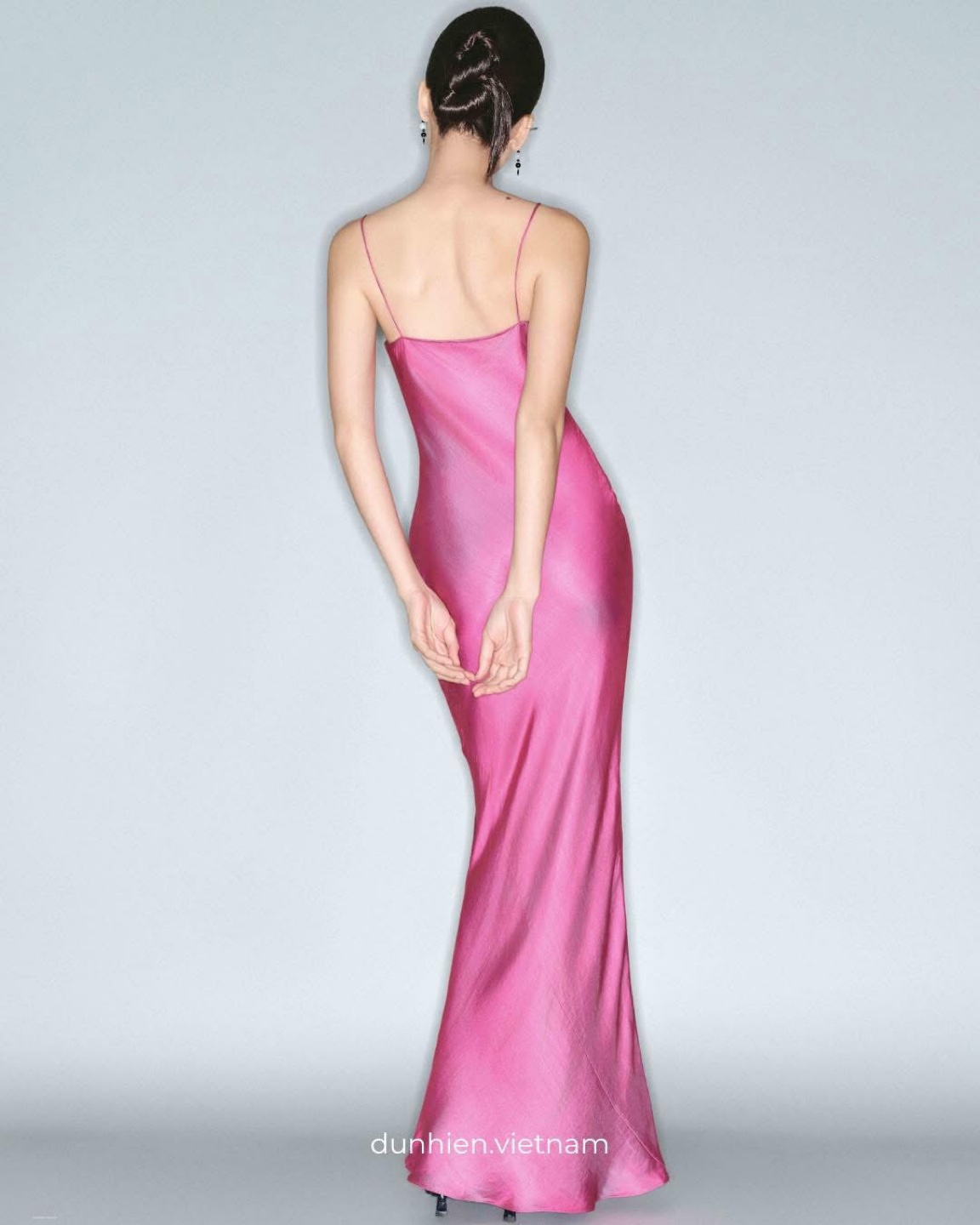 Stunning Pink Satin Slip Dress - photo 4