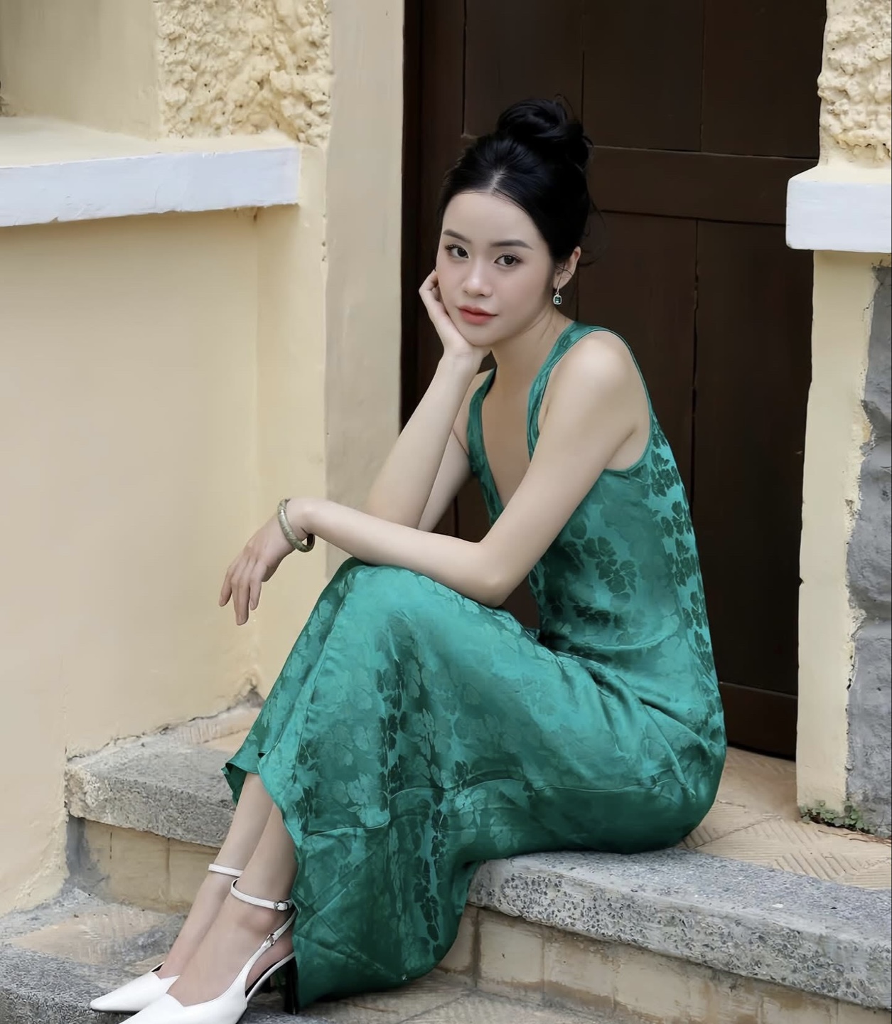 Teal Green Maxi Dress - photo 3