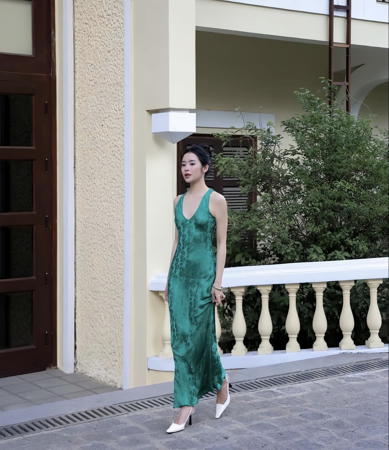 Teal Green Maxi Dress