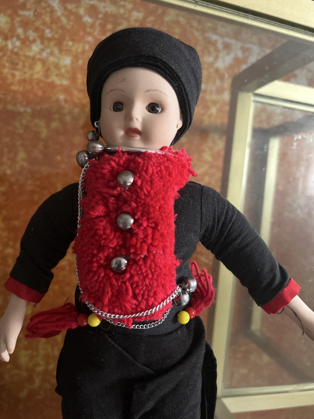 Collectible Porcelain Doll in Traditional Clothing - photo 2