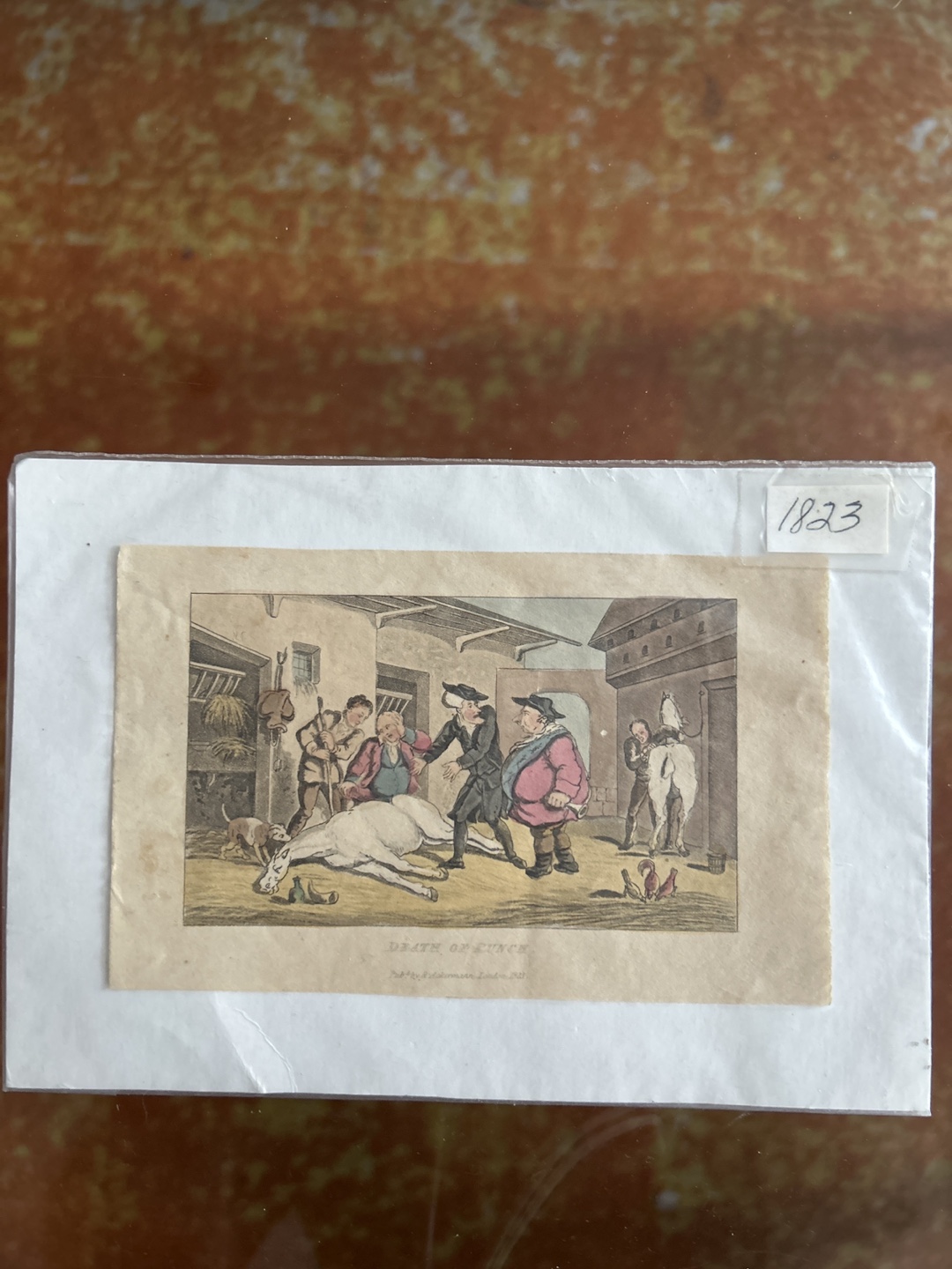 Antique Death of an Ass Print