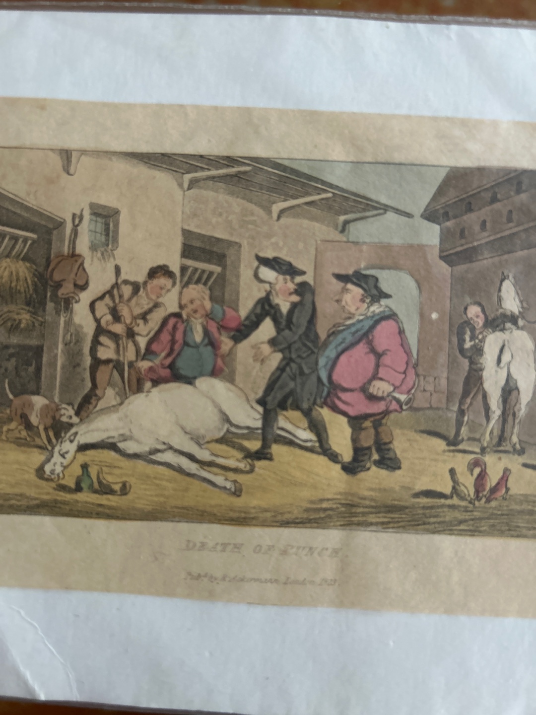 Antique Death of an Ass Print - photo 2