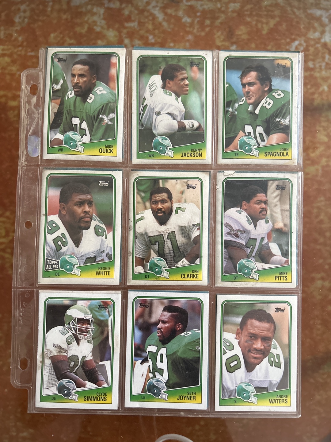 Collection of 18 Vintage Topps NFL Football Cards - photo 2