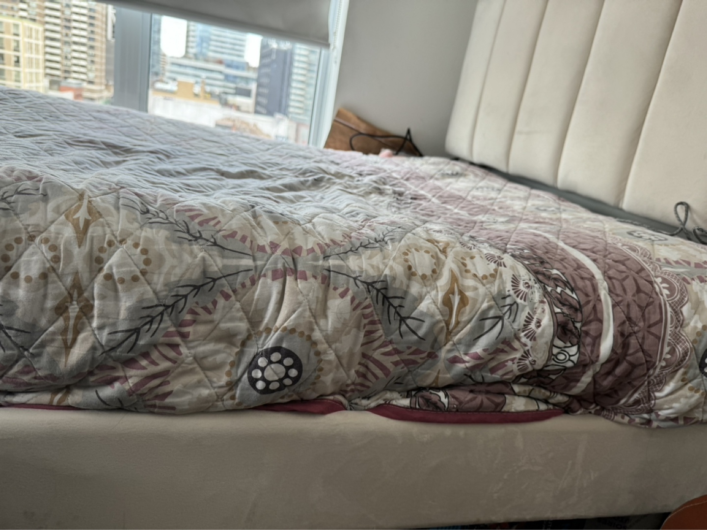 Twin-size Bed Frame with Headboard - photo 2