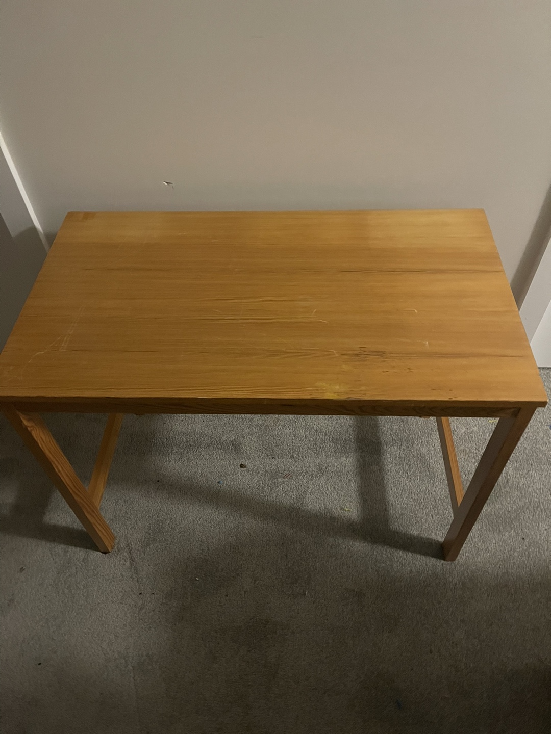 Simple Wooden Desk - photo 2