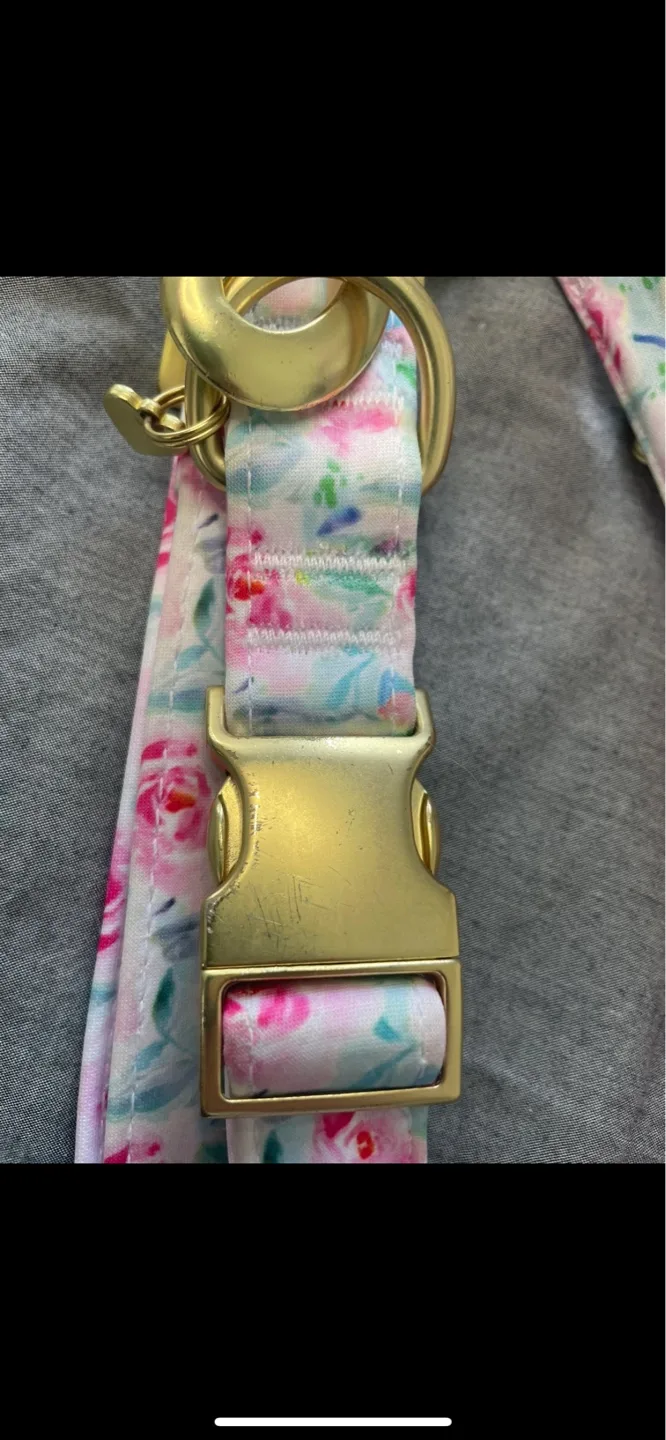 Top-Paw Dog Collar and Leash Set - Floral Print image indicator(8)