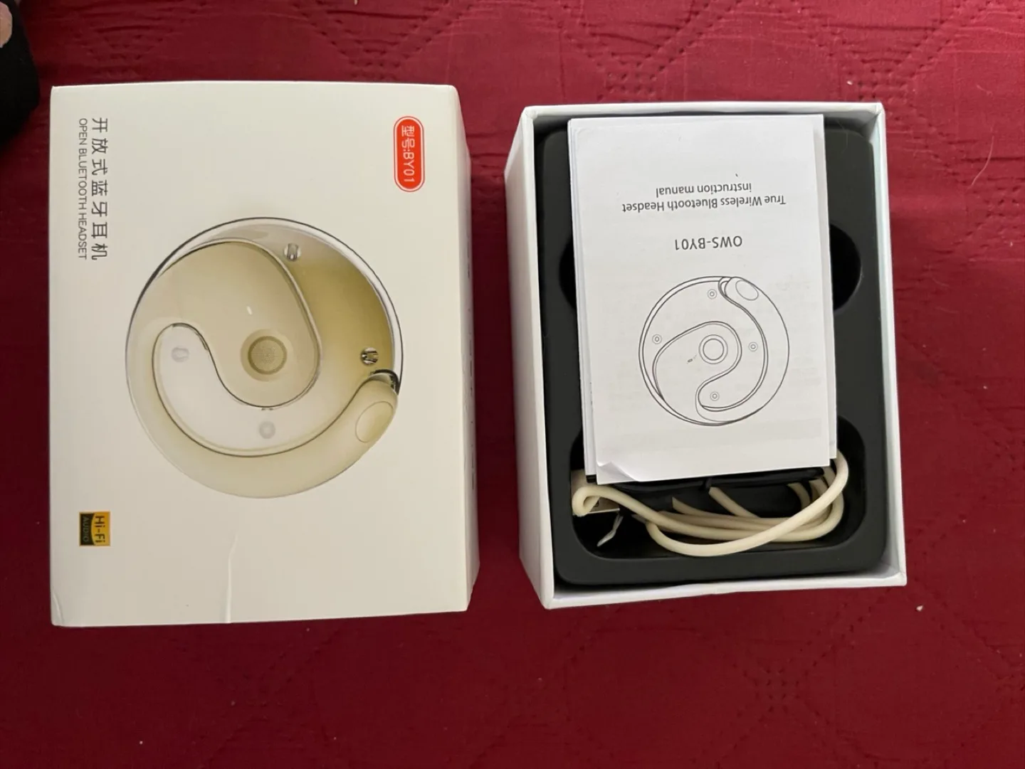 BY01 Open Bluetooth Headset - Wireless Earpiece image indicator(6)