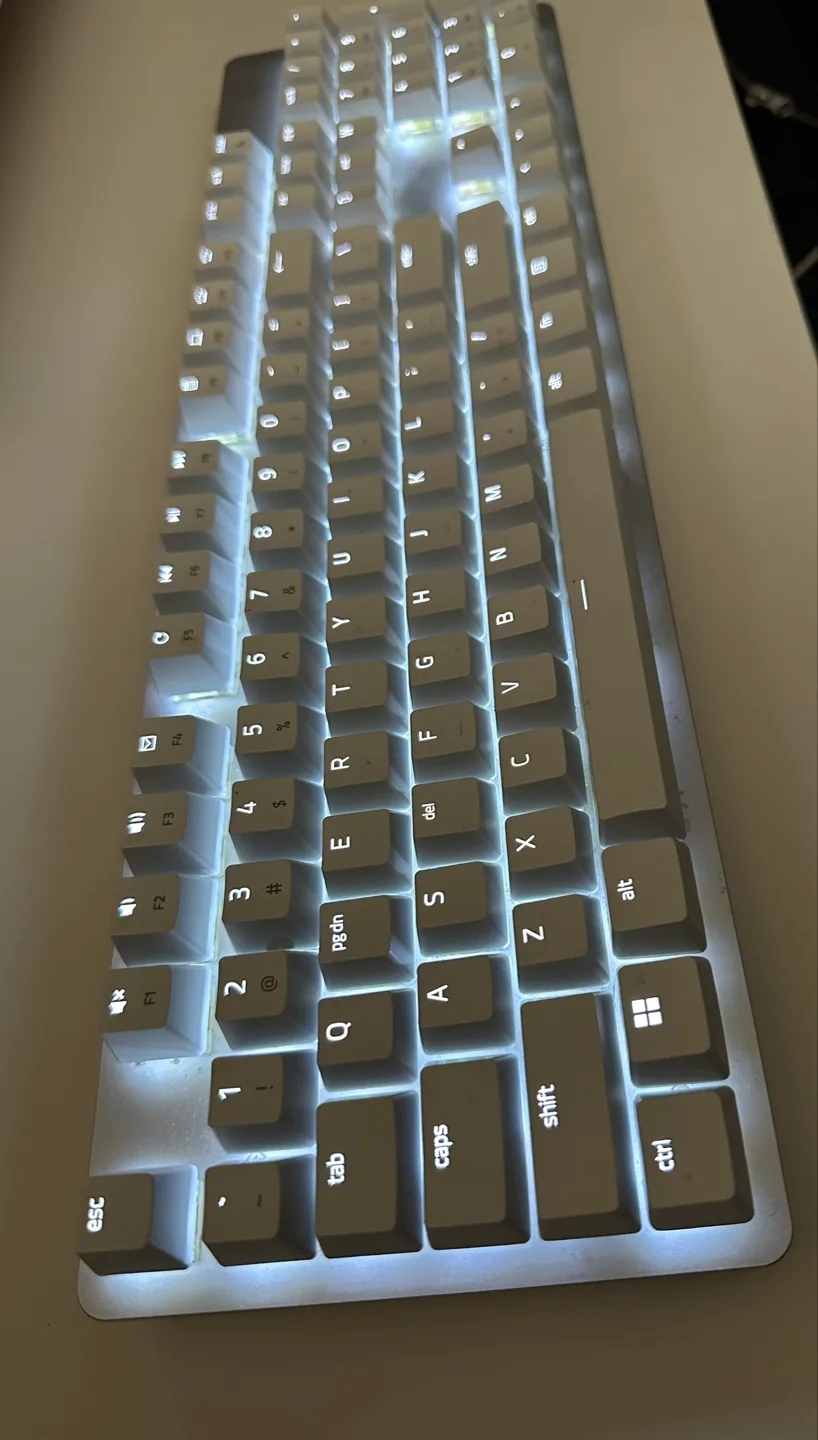 Razer Pro Type Ultra White Mechanical Keyboard 💚 MOVING OUT SALE image indicator(2)