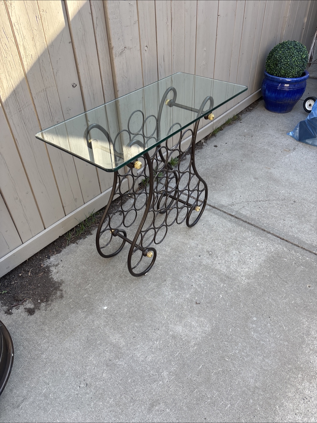 Glass top wine rack - photo 2