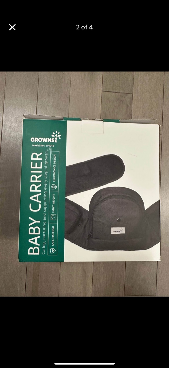 Grownsy Baby Carrier - Hip Seat Carrier with Storage