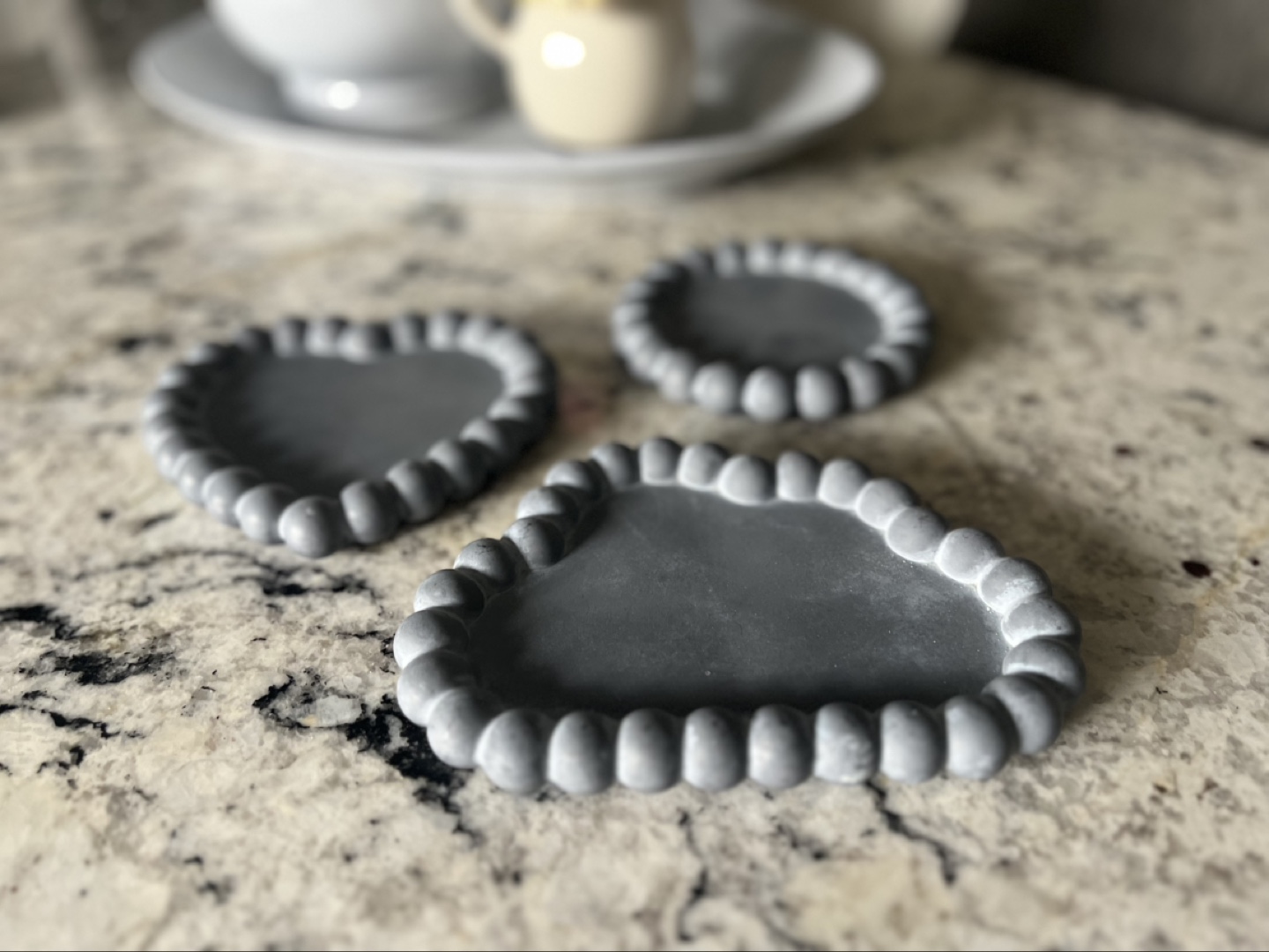 Sets of Concrete Home Decor Trays, Jars, Bowls - photo 4