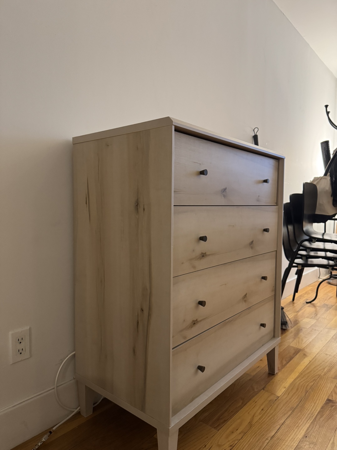 Four Drawer Dresser - Light Wood - photo 2