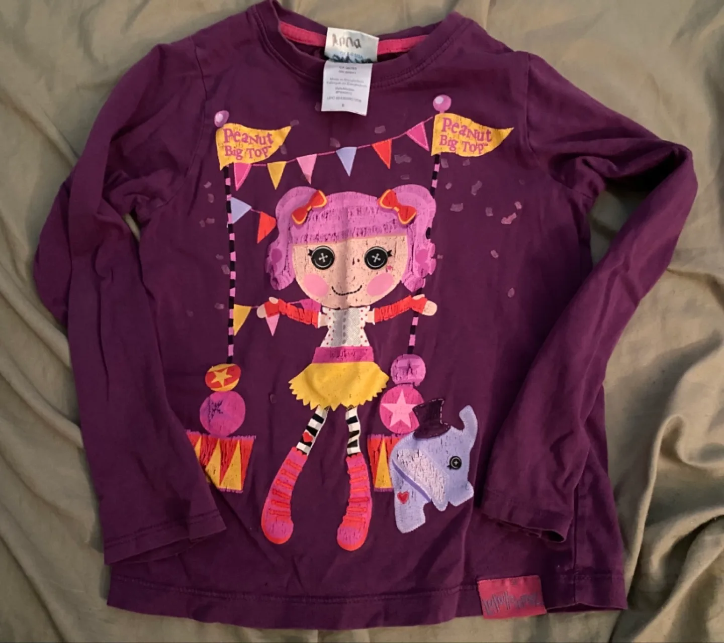 Lalaloopsy Girls Long Sleeve Shirt Size 6