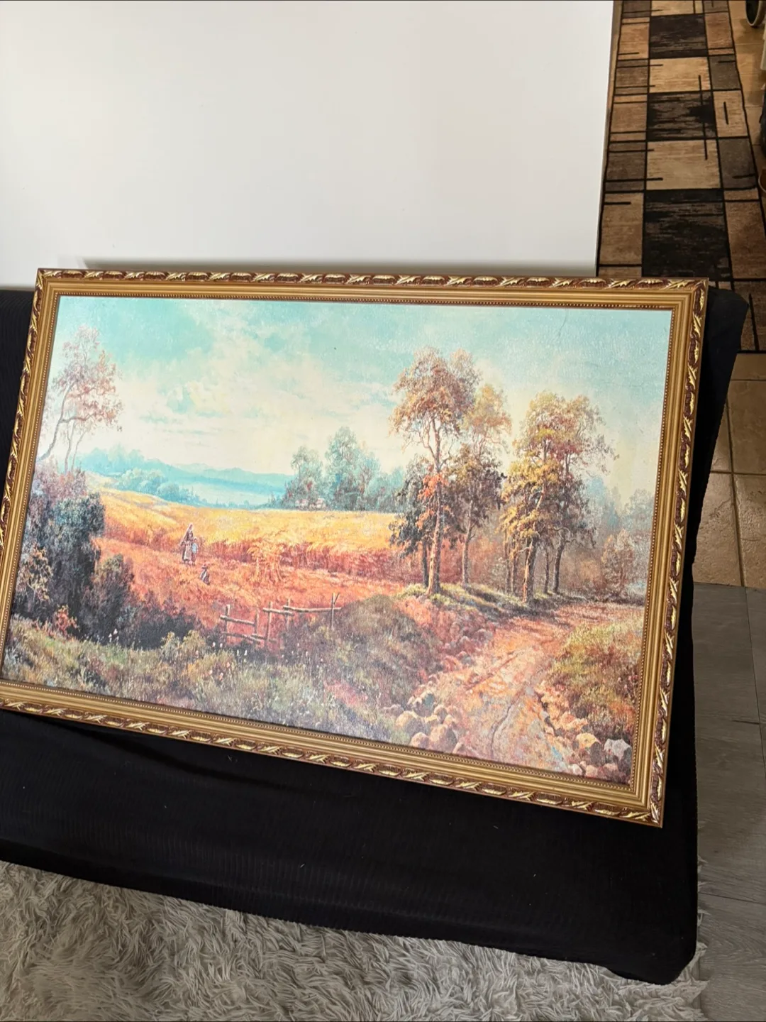 Large Framed Landscape Painting image indicator(2)