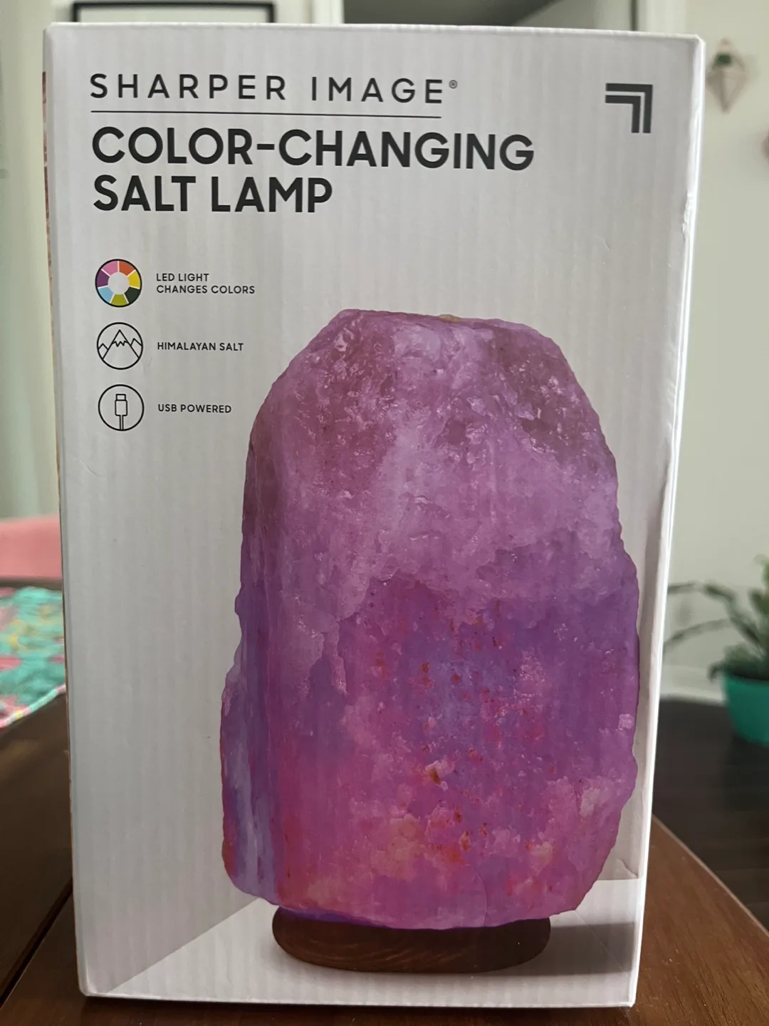 Sharper Image Himalayan Salt Lamp - Color Changing LED Light thumbnail