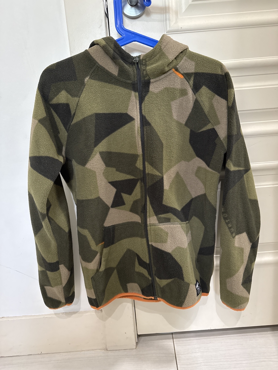Burton Camo Fleece Hoodie - Size Large