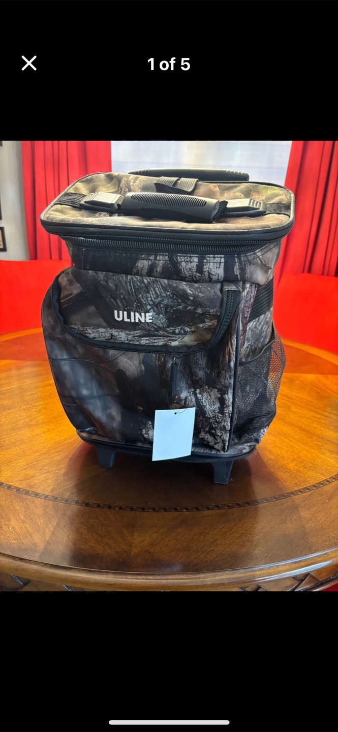 Uline Rolling Cooler - Camo
