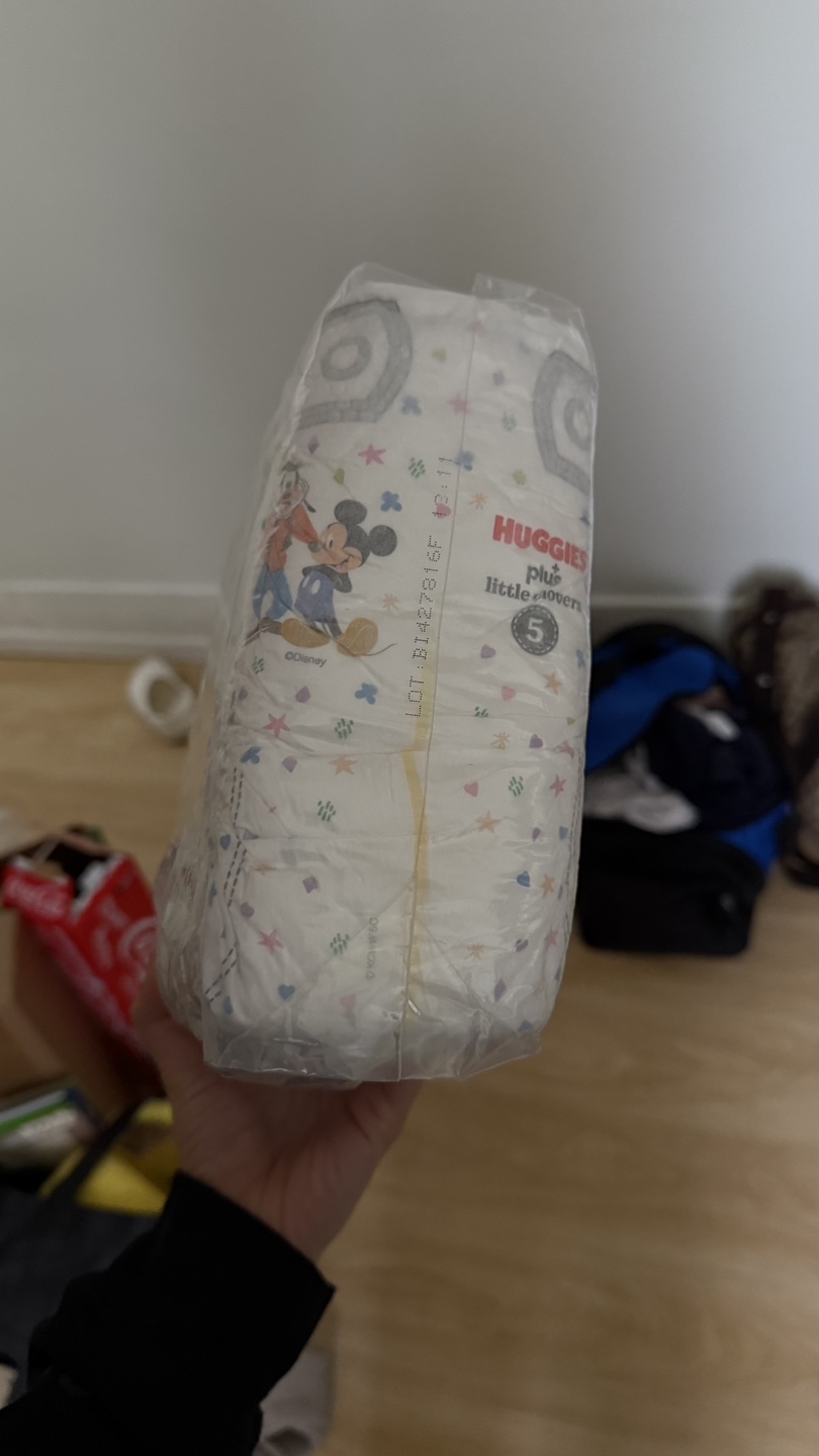 Huggies Little Movers Diapers Size 5 Mickey Mouse Design
