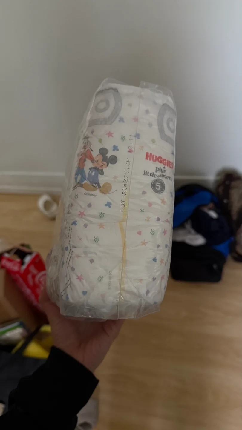Huggies Little Movers Diapers Size 5 Mickey Mouse Design thumbnail