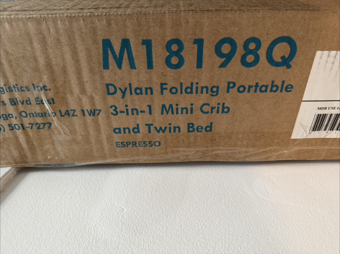 DaVinci Dylan 3-in-1 Mini Convertible Portable Crib - Espresso - photo 5