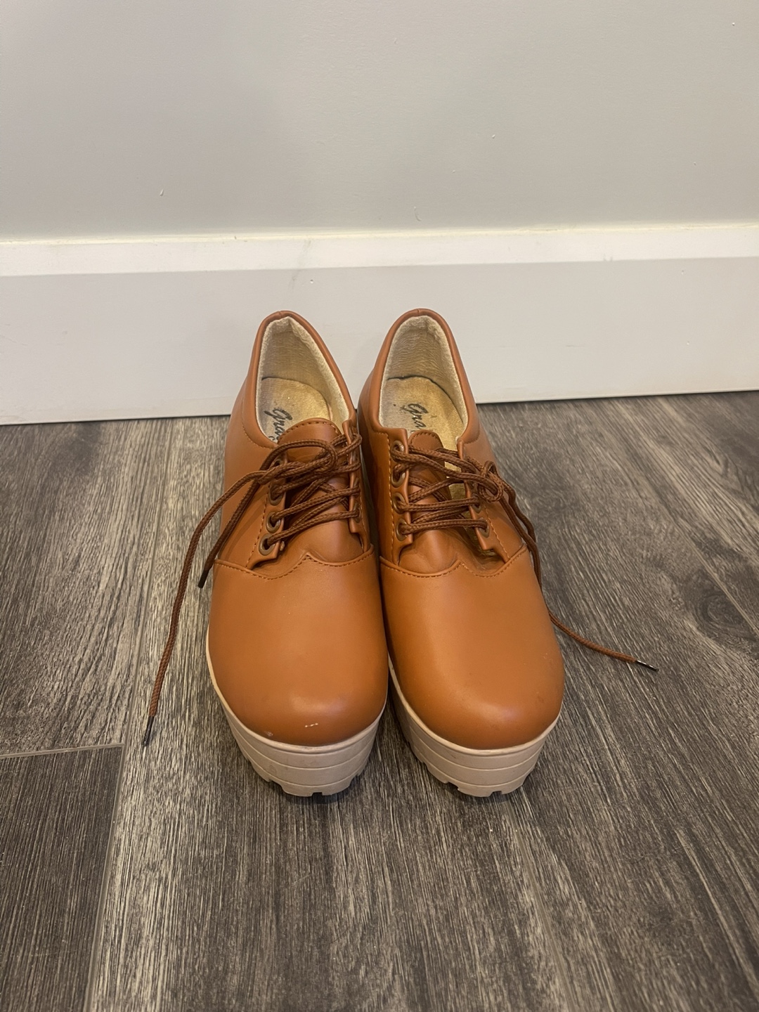 Brown Comfort Platform and Heels