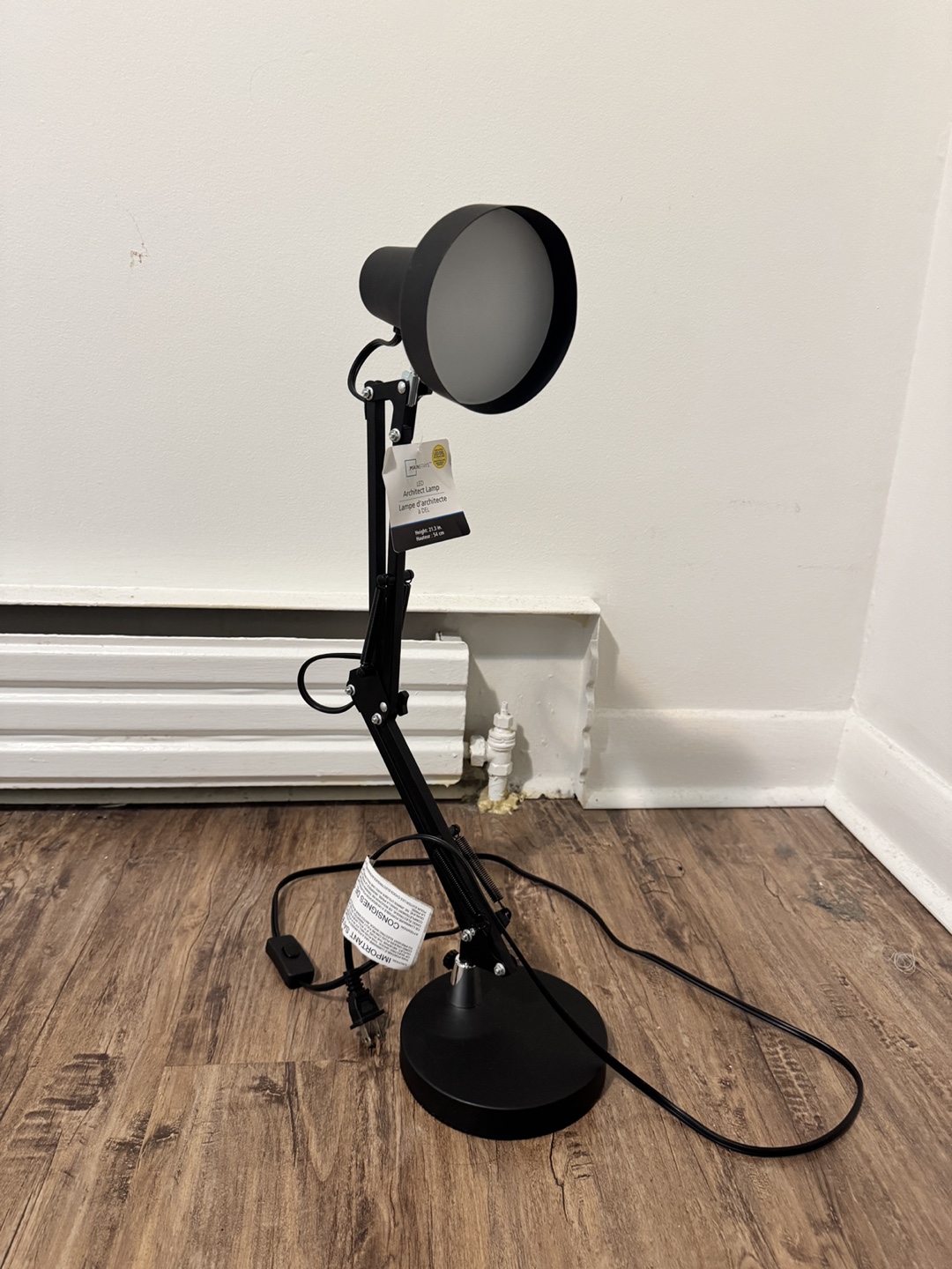 Adjustable Desk Lamp with Flexible Swing Arm - photo 2