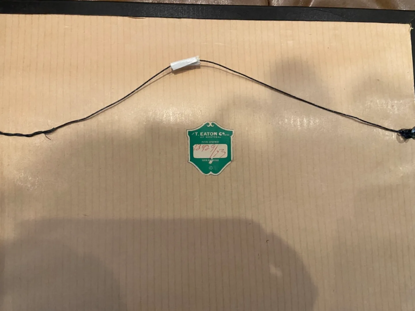 Vintage T. Eaton Co. Needlepoint Cottage Scene image indicator(4)