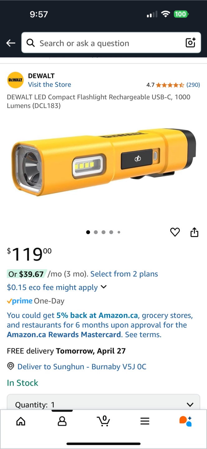 DEWALT DCL083 Rechargeable Flashlight - photo 5