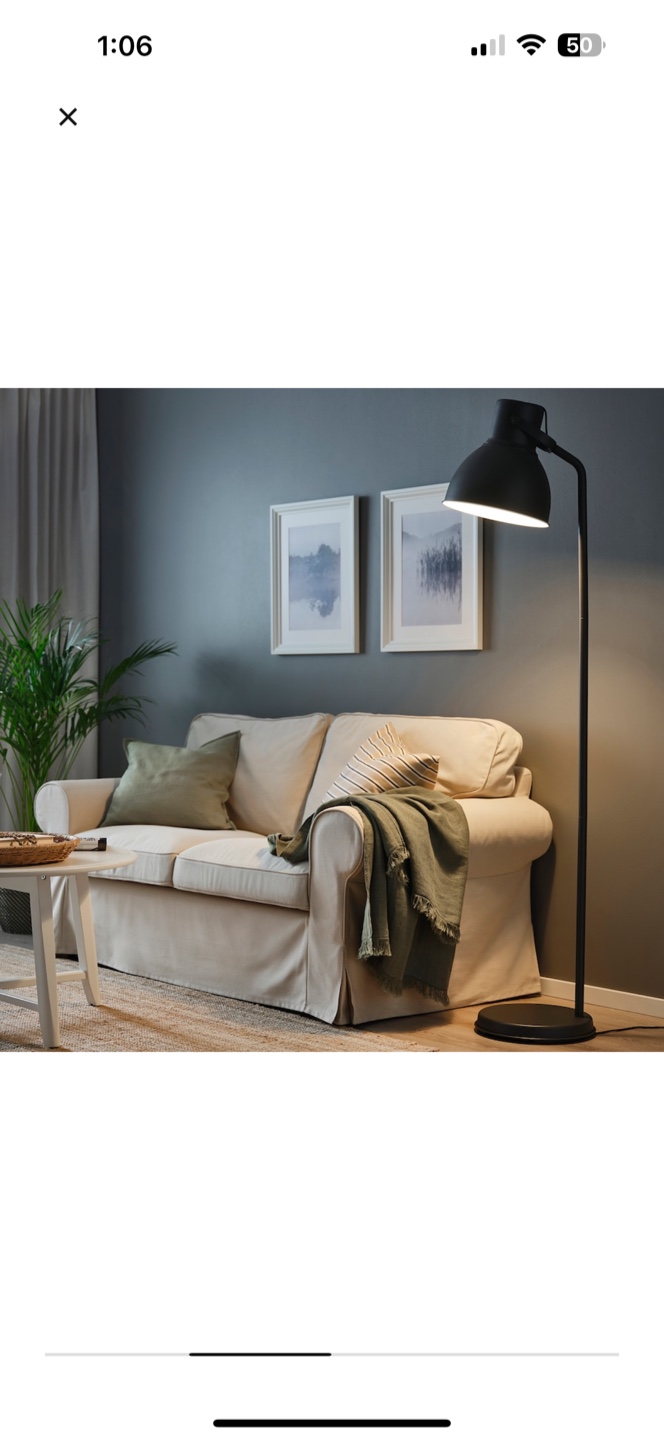 IKEA HEKTAR Floor Lamp - Black - photo 3