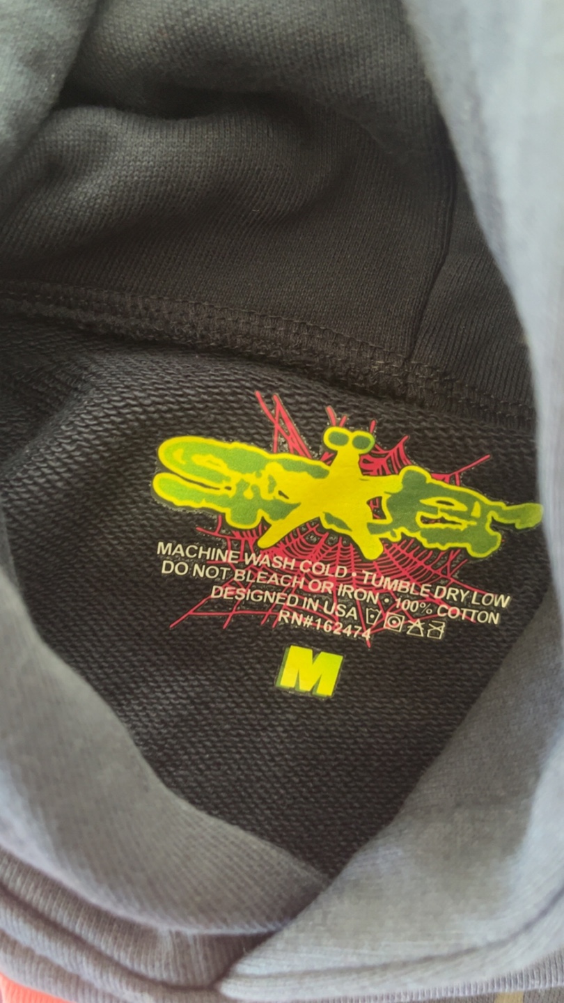 Sp5der Atlanta Hoodie Navy - photo 2