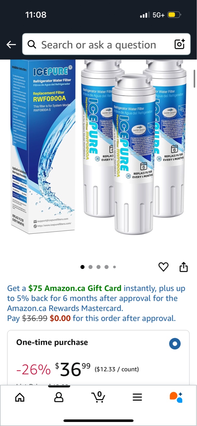 Ice Pure Water Filter