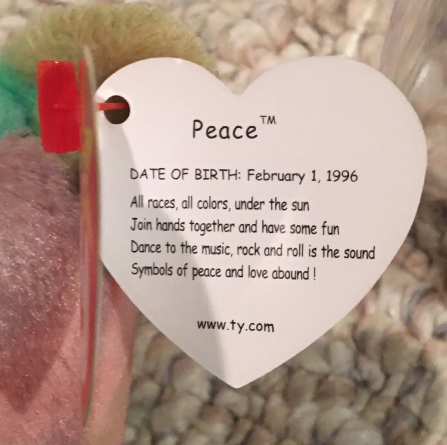 Vintage Ty Beanie Babies Maple & Peace Bears image indicator(3)