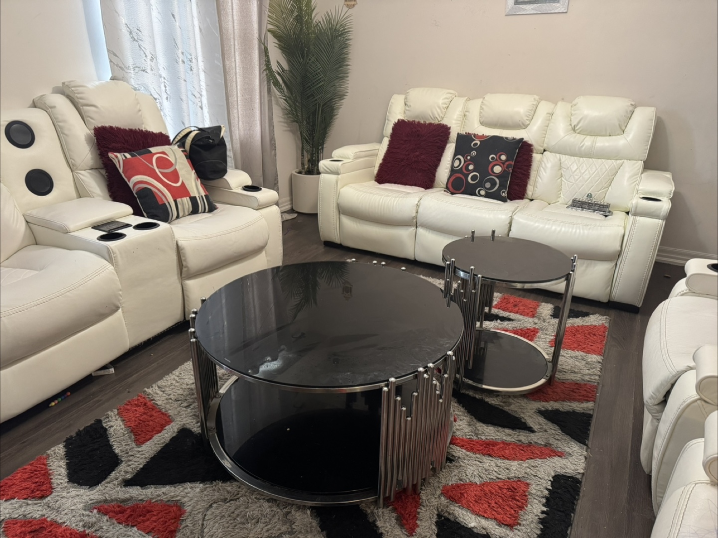 Modern Two-Piece Coffee Table Set