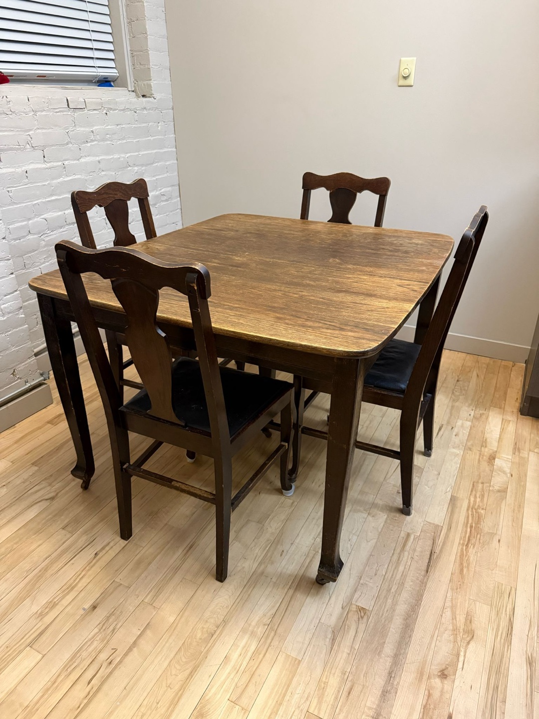 Dining Table Set with Four Chairs - photo 2
