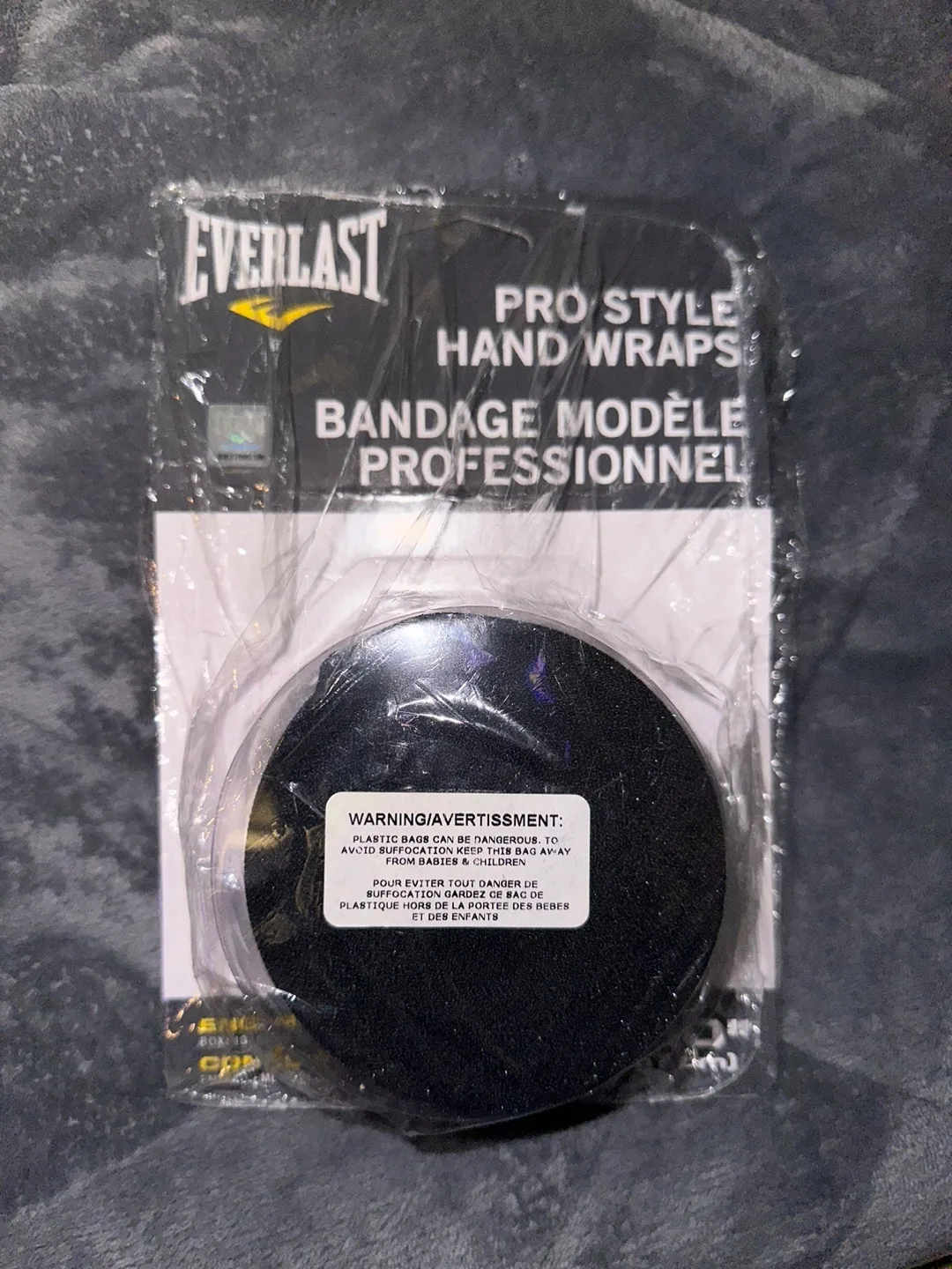 Two New Everlast Pro Hand Wraps - 180 Inches - Yellow & Black thumbnail