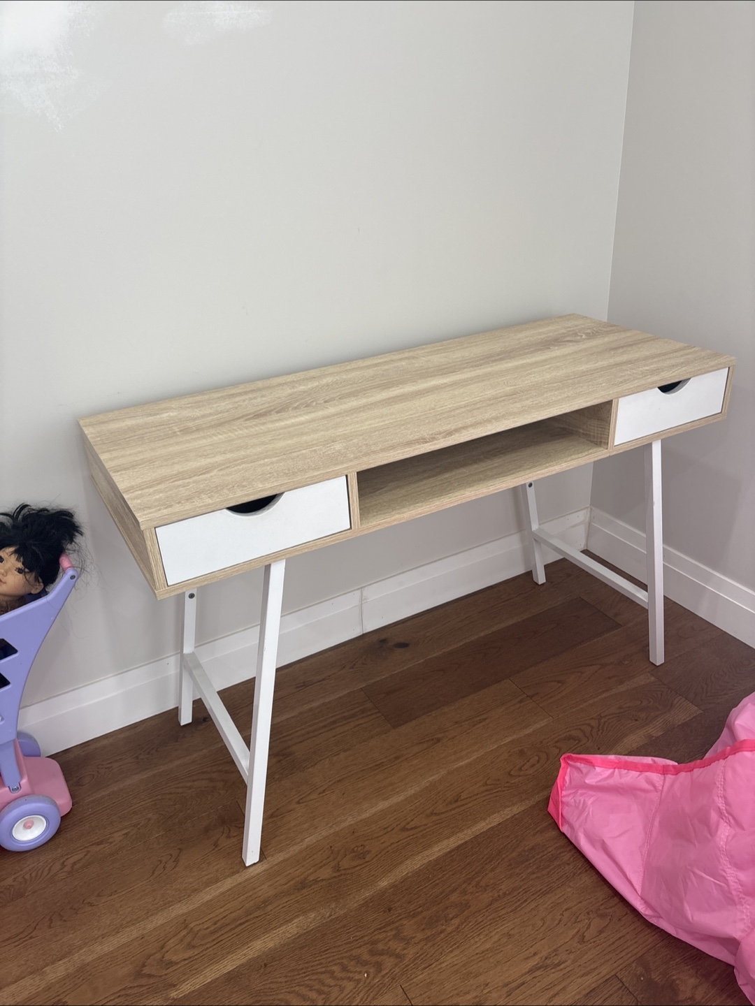 Desk with Two Drawers - photo 5