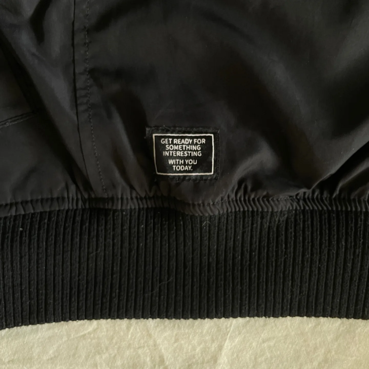 Reversible Bomber Jacket Khaki&Black size S image indicator(7)