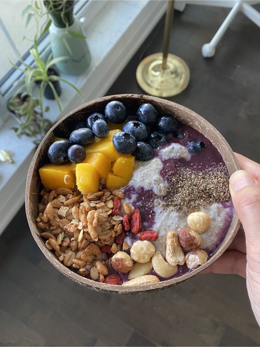 Set of Two Coconut Bowls with Wooden Spoons - photo 4