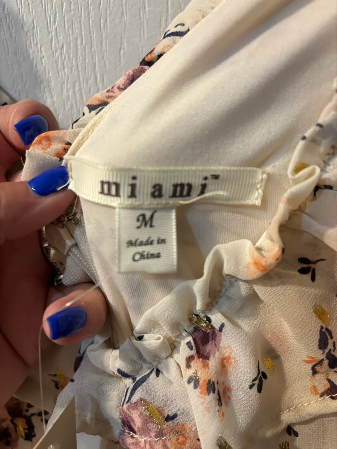 Francesca's Floral Maxi Dress Size M image indicator(2)