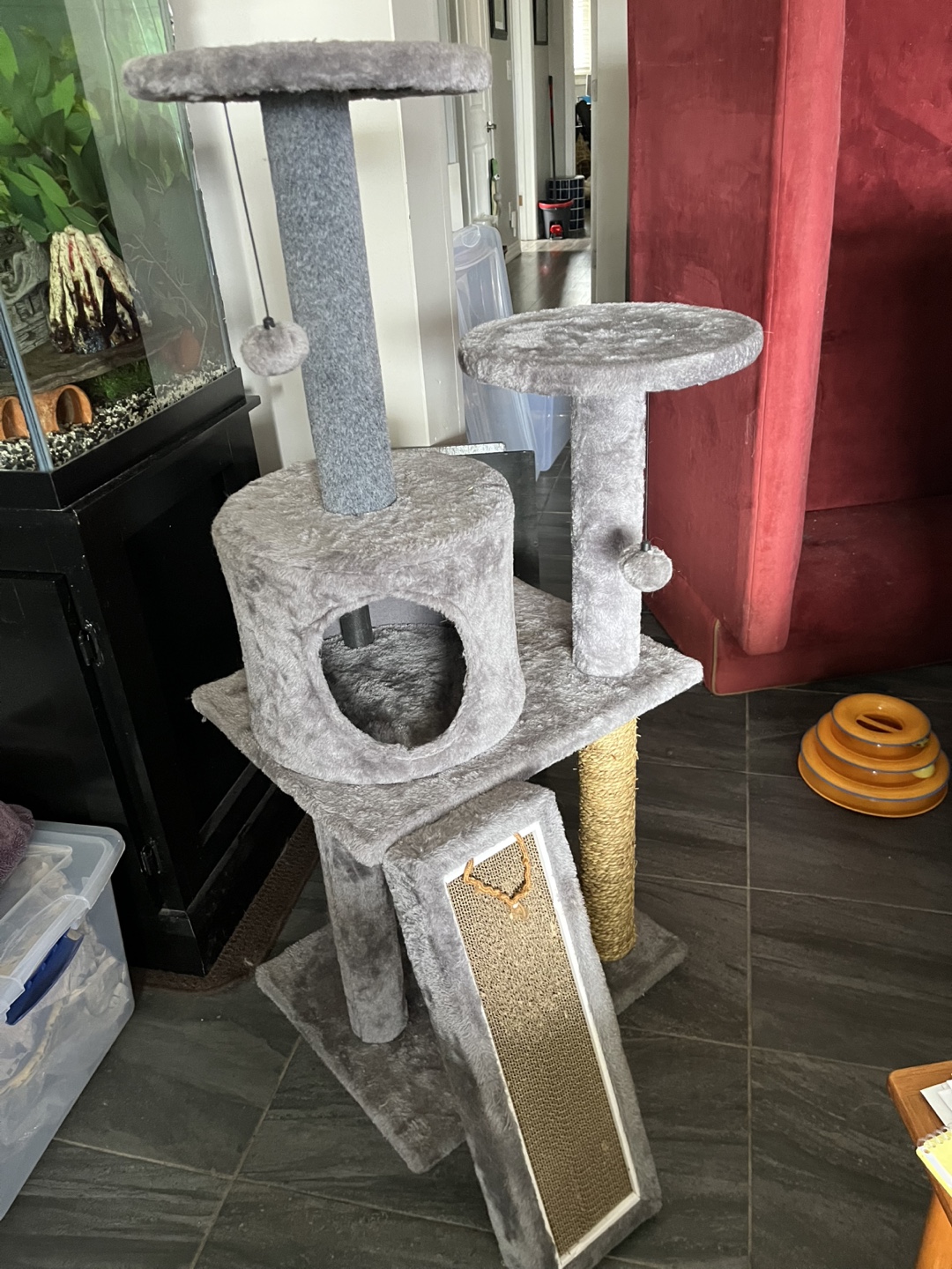 Cat Tree with Scratching Pad