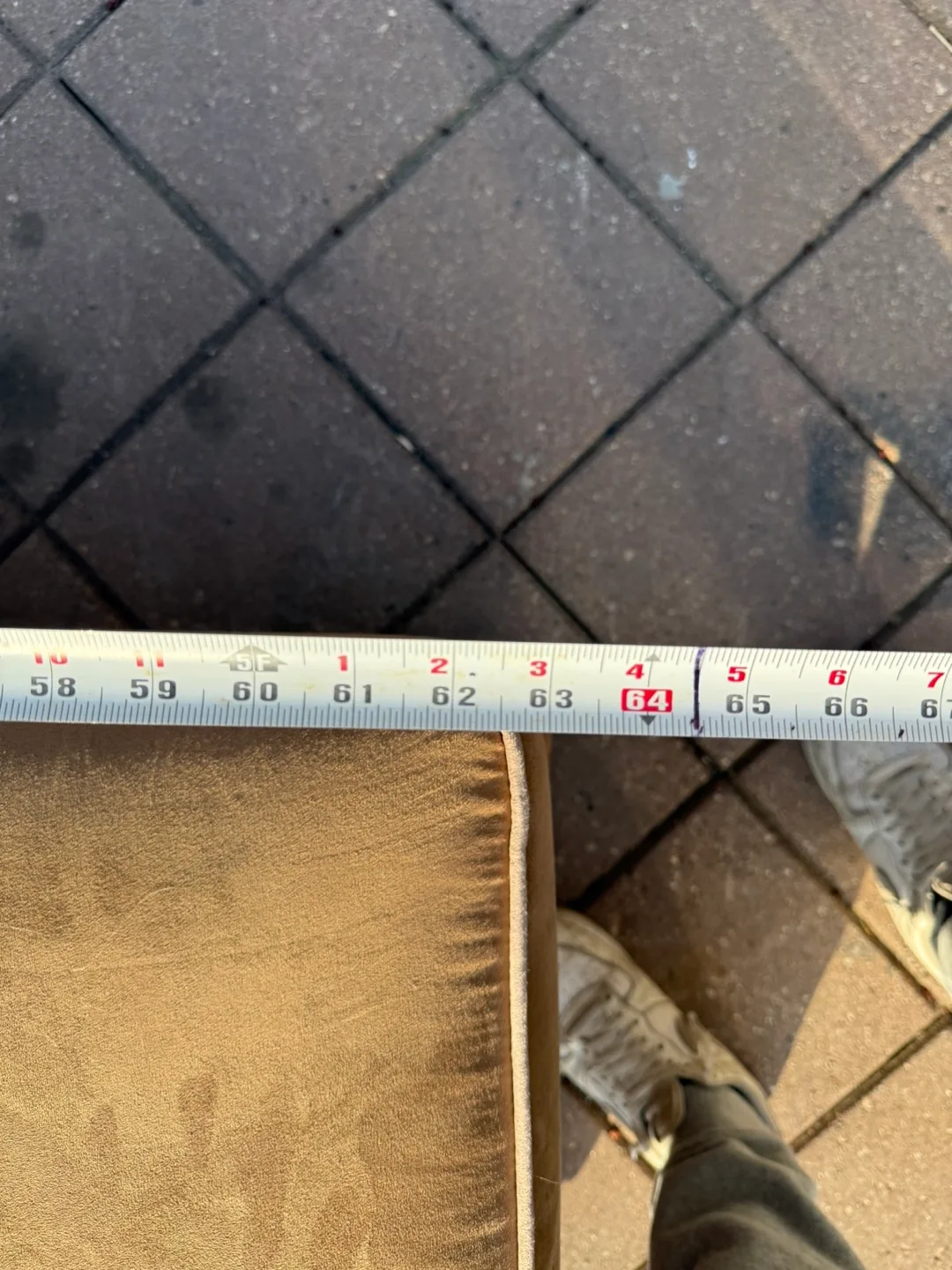 Brown Microfiber Sectional Sofa image indicator(6)