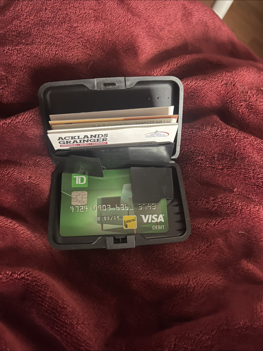 Pink Aluminum Card Holder - photo 4