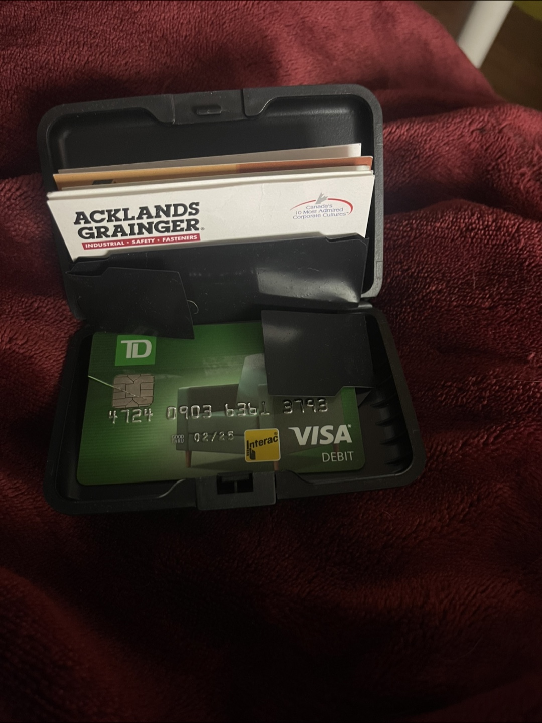 Pink Aluminum Card Holder - photo 5