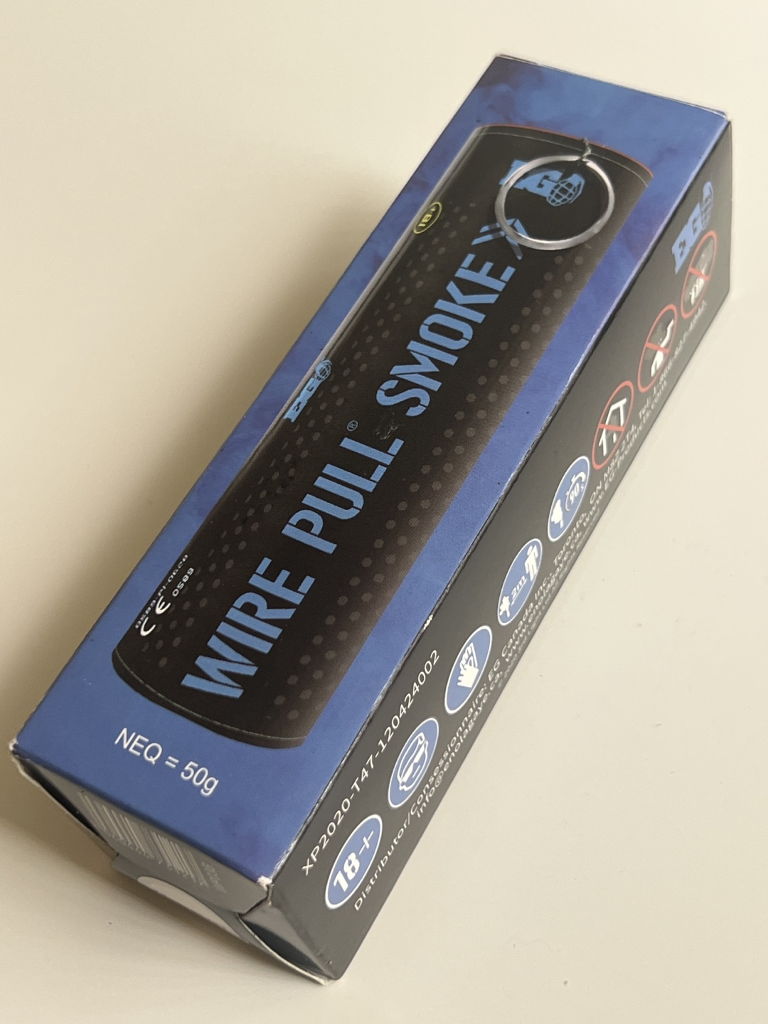 New Smoke Grenade - Blue coloured