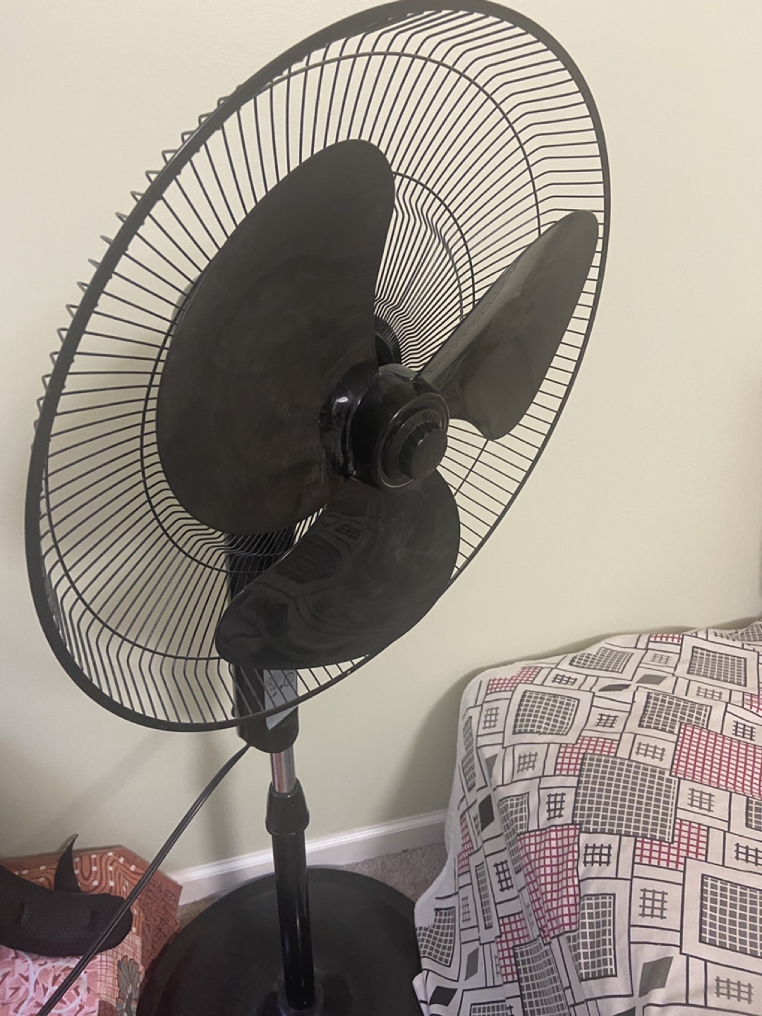 Black Stand Fan